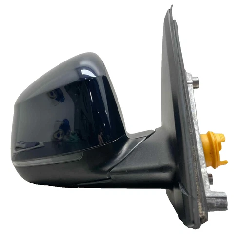 2016 BMW X5 OEM Right Hand Passengers Side Power Door Mirror Blue Auto Dim 14 15