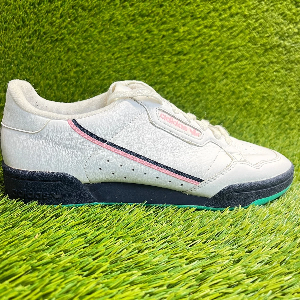 adidas gazelle silver green womens Adidas Womens Continental 80 Sneakers White/Pink