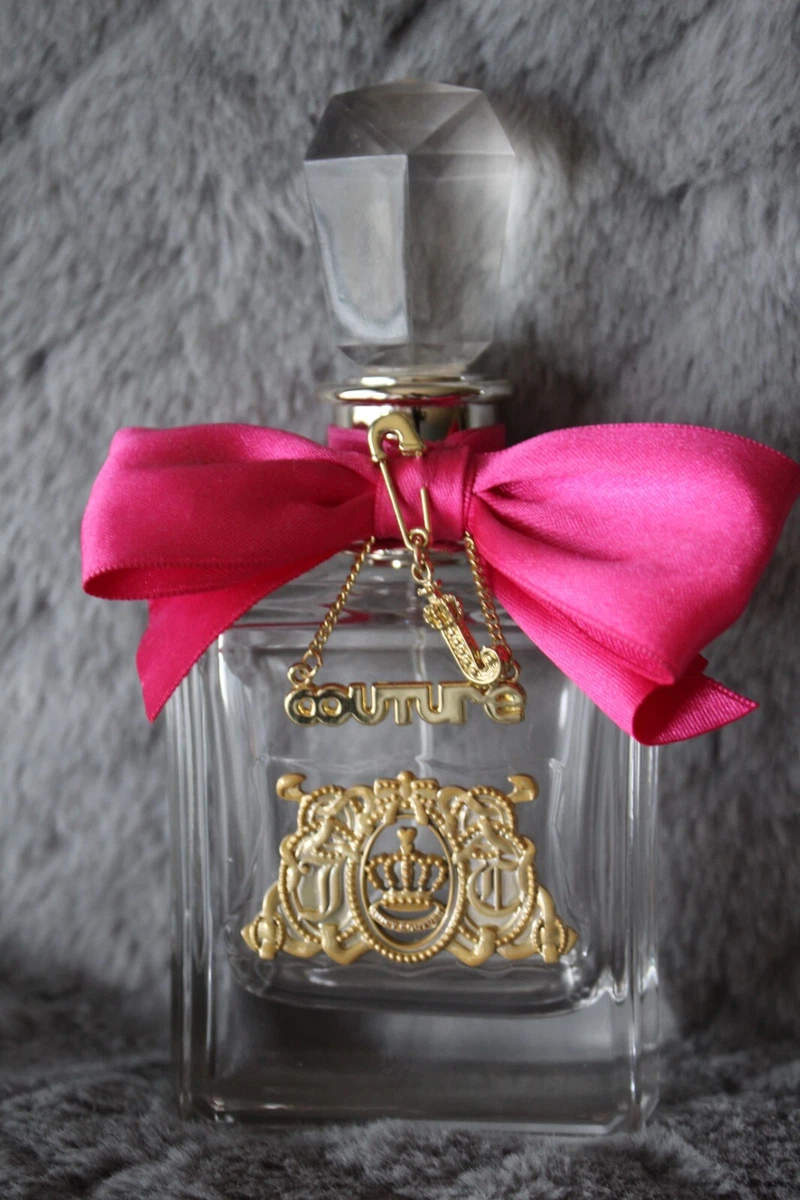Juicy Couture Glass Viva La Juicy Empty 3.4 Fl Oz Perfume Bottle, Pink Bow  Gold | eBay