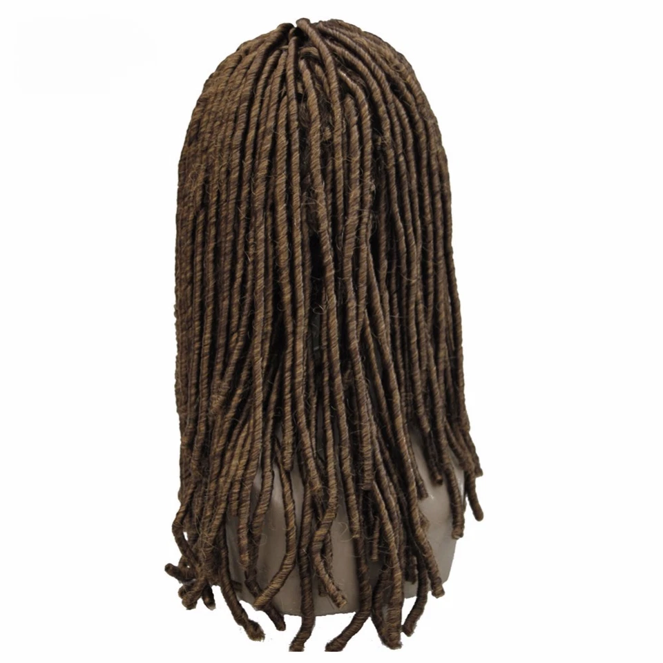 Pelucas trenzas de ganchillo de pelo torcido rastas sintéticas trenzas peluca de cabello Foto 3 de 4