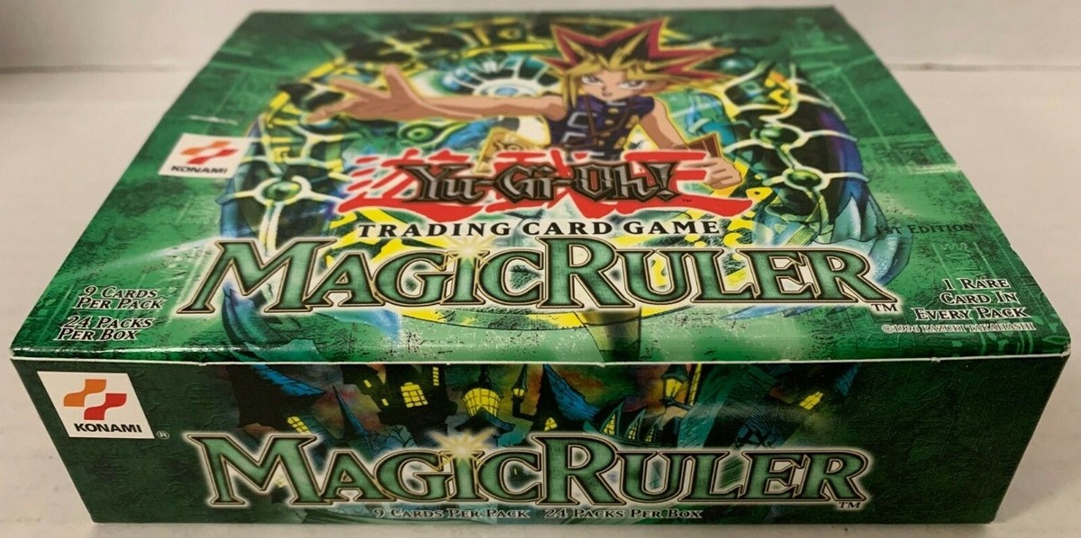 YU-GI-OH! MAGIC RULER FIRST EDITION EMPTY BOOSTER BOX