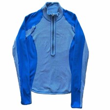 Lululemon U Turn Pullover  Blue Lightweight Jacket Workout Athleisure Reversible