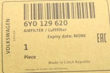 Volkswagen Polo 9N MK4 Air Filter Element 6Y0129620