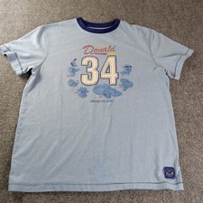 Vtg Donald Duck Disneyland Shirt L Single Stitch Walt Disney ee Embroided USA
