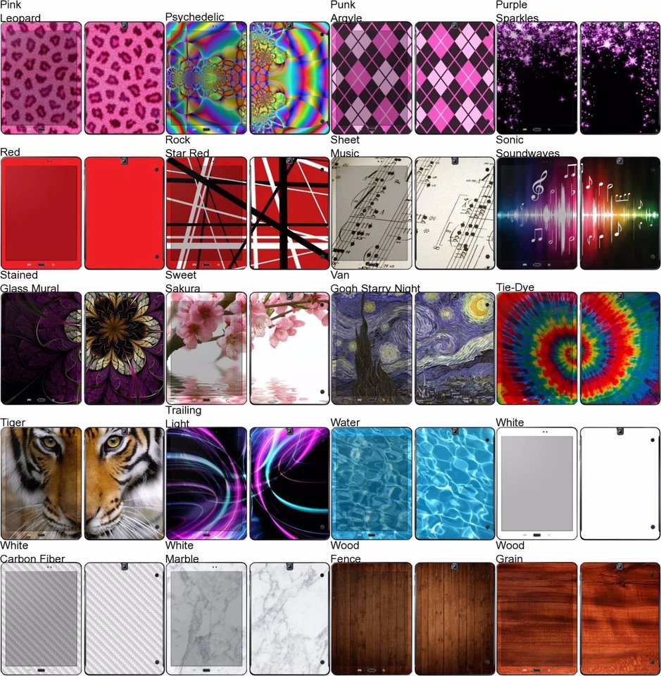 Choose Any 1 Vinyl Decal/Skin for Samsung Galaxy Tab S2 9" - Free US Shipping! Foto 3 de 3