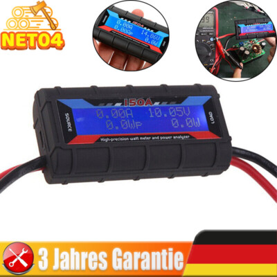 150A LCD Leistungsanalysator Watt Meter Strom Monitor Solar Wind Power Analyzer
