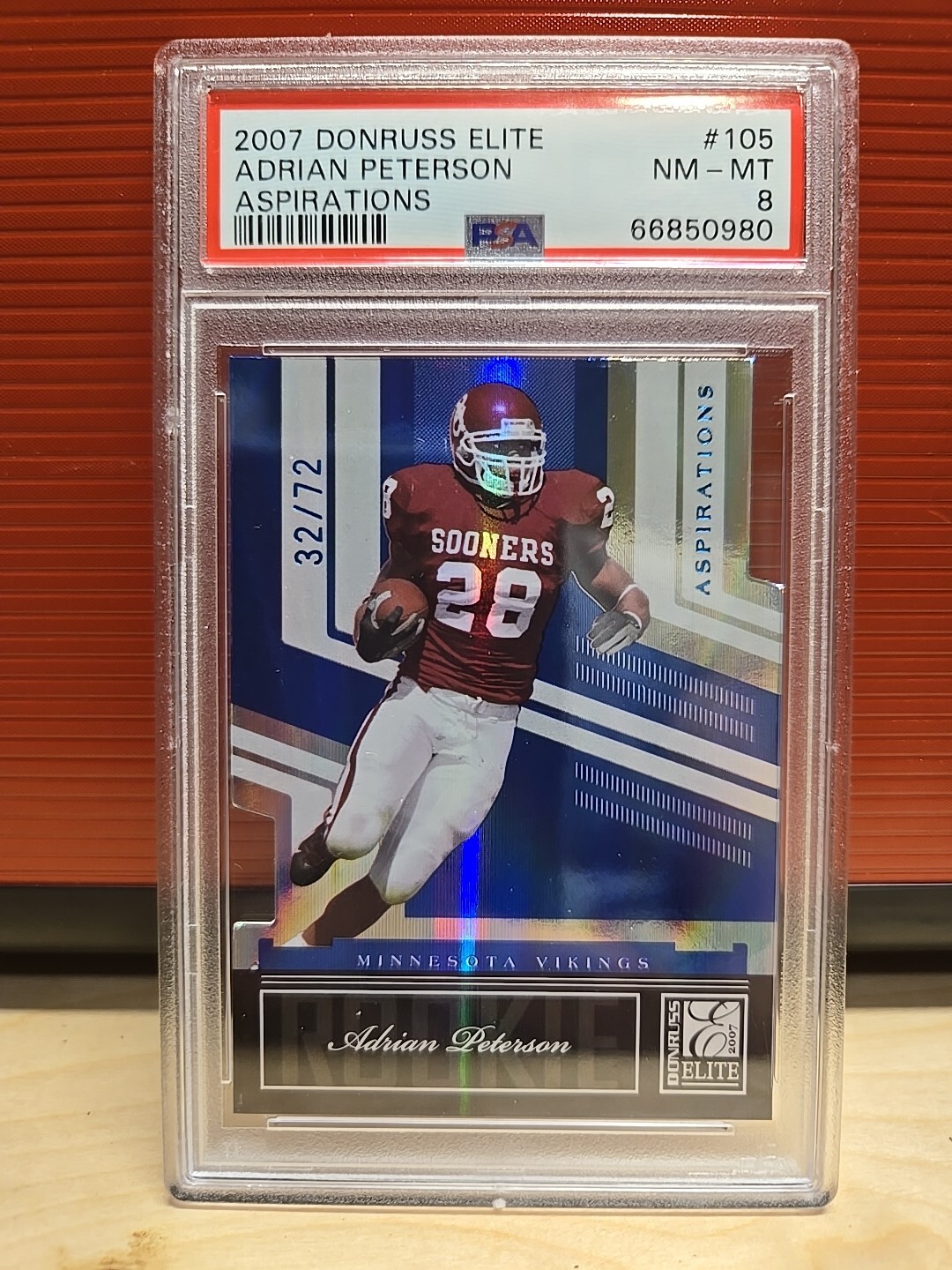Adrian Peterson Donruss Elite #105 Aspirations