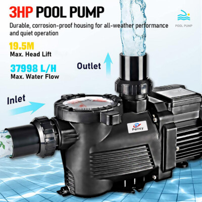 For Hayward 3HP Swimming Pool Pump In/Above Ground Motor/Strainer Filter Basket