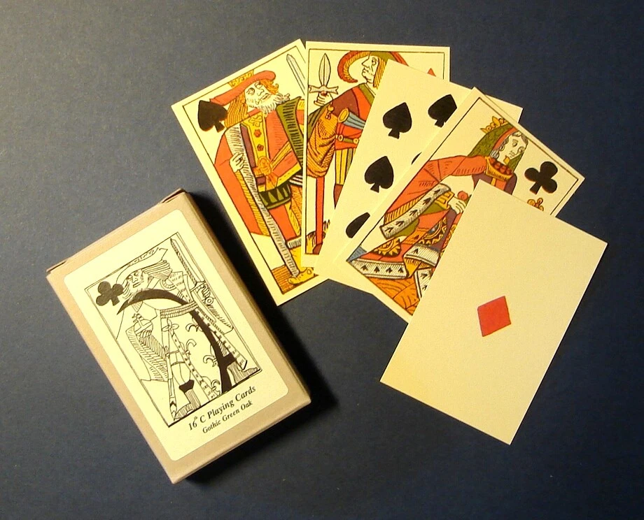 16. Jahrhundert Französisch-geeignete historische Reproduktion Spielkarten