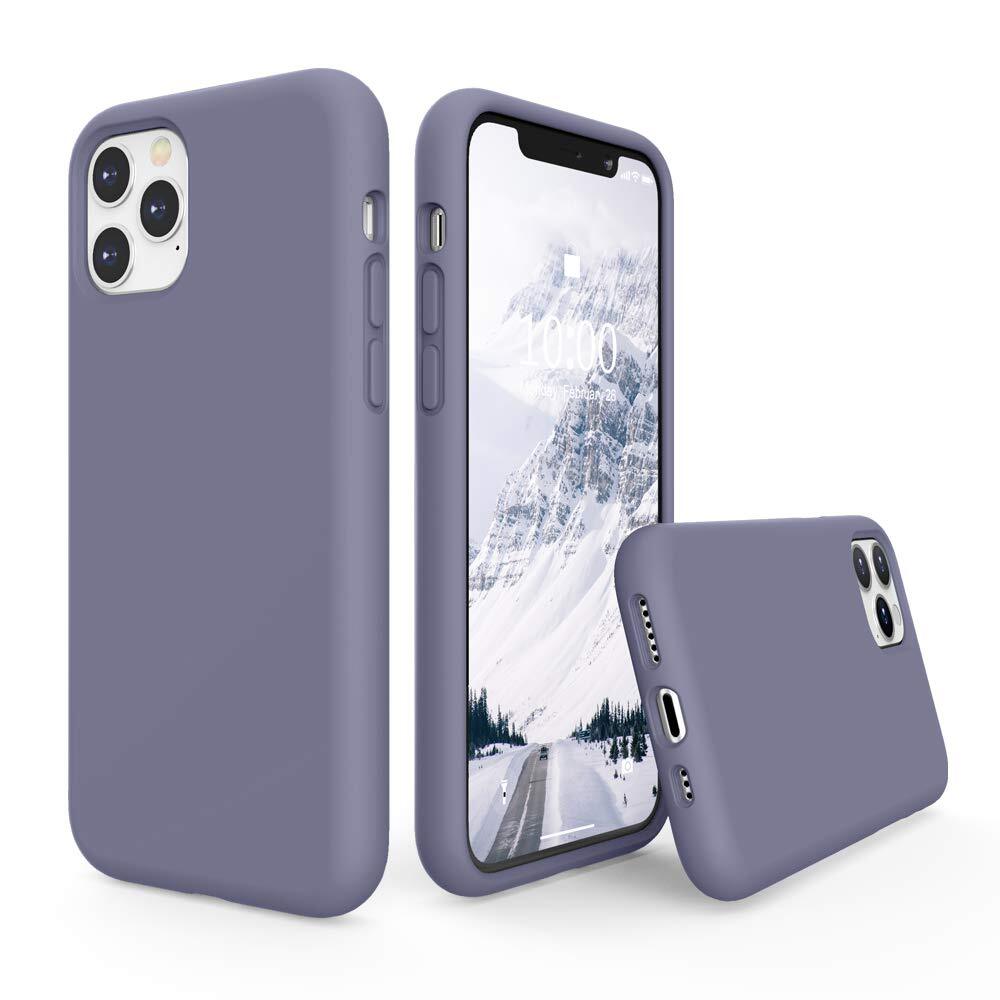 Compatible with iPhone 11 Pro Case 5.8 inches, Thickened Liquid Silicone Phon...