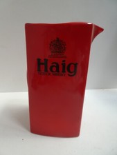 VINTAGE HAIG SCOTCH WHISKEY ADVERTISING WATER JUG CARLTON WARE ENGLAND POTTERY