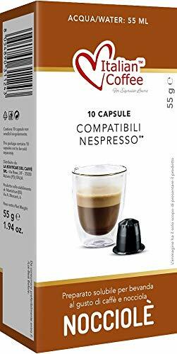 Capsulas Compatibles Nespresso - Cafe con Leche Sabor Avellana - 60 Bebidas  | eBay