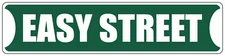 Green Aluminum Weatherproof Road Street Signs Easy Home Decor Wall