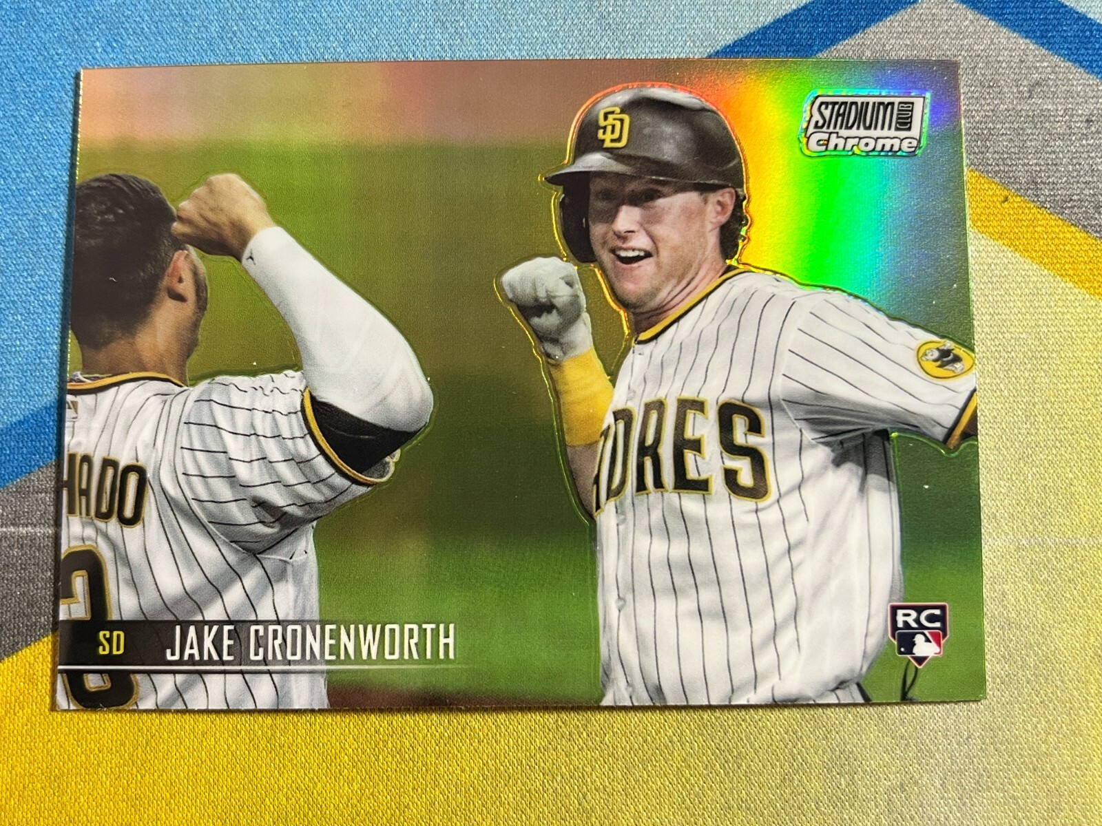 2021 Topps Stadium Club Chrome JAKE CRONENWORTH Padres Rookie Refractor #181