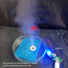 Ultrasonic Atomizer Humidifier Module Micro USB Fog Mist Generator Circuit DC 5V