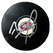 David Savard Signed Autographed Montreal Canadiens Puck w/Case