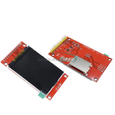  2.4'' 240x320 SPI TFT LCD Serial Port Module+ 3.3V PCB Adapter SD ILI9341