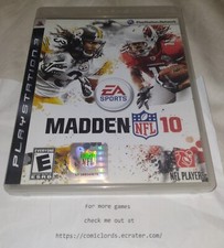 Madden NFL 10 (Sony PlayStation 3, 2009) Football PS3