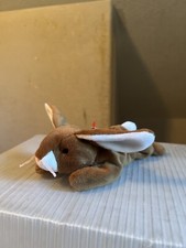 Ty Beanie Baby 1995 Ears the Rabbit - RARE, Original, Errors, Retired,Tags #4018