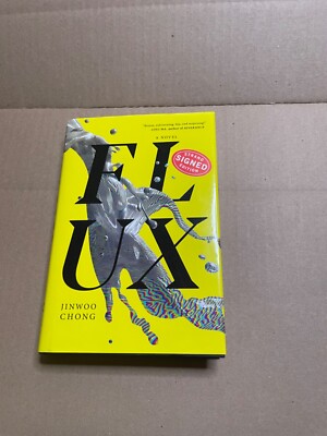 FLUX by Jinwoo Chong (English) Hardcover Book.  Signed/Autoghraphed