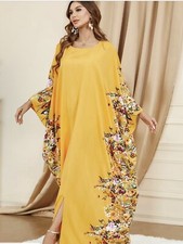 Beautiful Women Maxi Party Dress For All Occassions. Yellow Color