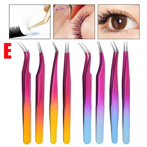 Professional Eyelashes Tweezers Lashes Extension Stainless Steel Tweezers✔ - Bild 9 von 49