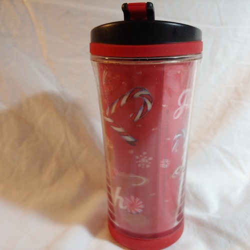 Starbucks Coffee Tumbler 2007 lenticular 3D gingerbread candy cane - Picture 3 of 7