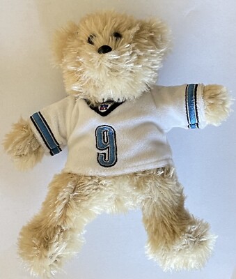 NFL Detroit Lions Matthew Stafford #9 Stuffed Animal Teddy Bear Plush 7 1/2''