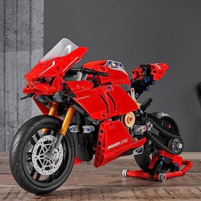 LEGO Technic Ducati Panigale V4 R 42107 Toy Block Present Bike