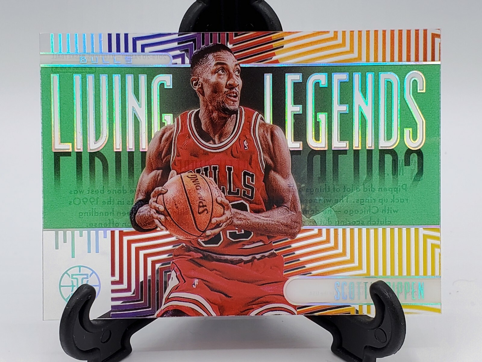 2019-2020 Panini Illusions Basketball Green Living Legends Scottie Pippen  Card | eBay
