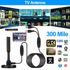 UK Best Portable TV Antenna Indoor Outdoor Digital HD Freeview Aerial Ariel