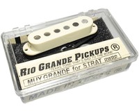 Rio Grande Muy Grande Rwrp Guitar Pickup For Stratocaster, Middle, Cream Cover Rio Grande Muy Grande Rwrp Guitar Pickup For Stratocaster, Middle, Cream Cover