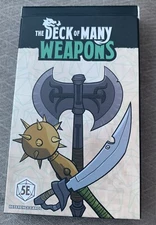 Hit Point Press The Deck of Many (5E): Weapons