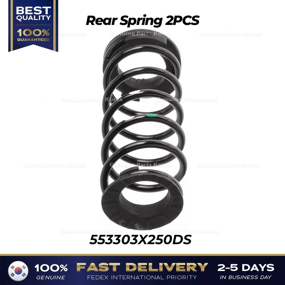 ⭐Genuino⭐ Muelle trasero 2 piezas 553303x250ds para Hyundai Elantra Foto 3 de 4