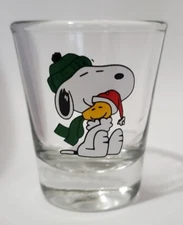 Snoopy & Woodstock 1½ Shot Glass