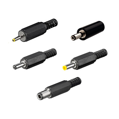 DC Hohlstecker Øi 0,75mm bis 3mm | Øa 2,4mm bis 6,3mm | Stecker Hohlbuchse