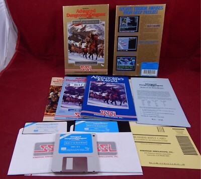 PC DOS :  Secret of the Silver Blades - SSI 1990