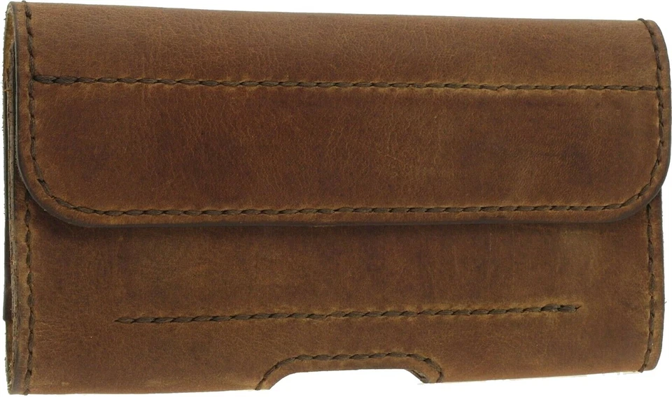 CUSTOMIZED PREMIUM WAIST POUCH HAND SEWN OF COWHIDE CASE COVER FOR MOBILE PHONE - Image 4 of 4