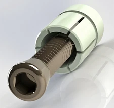 MITEE-BITE USA #31730 1/4" Press Fit Modular XYZ Xpansion Pin 17-4PH Stainless