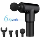 Pistolet de massage masseur de percussion pour muscles profonds, relaxant + 4 têtes