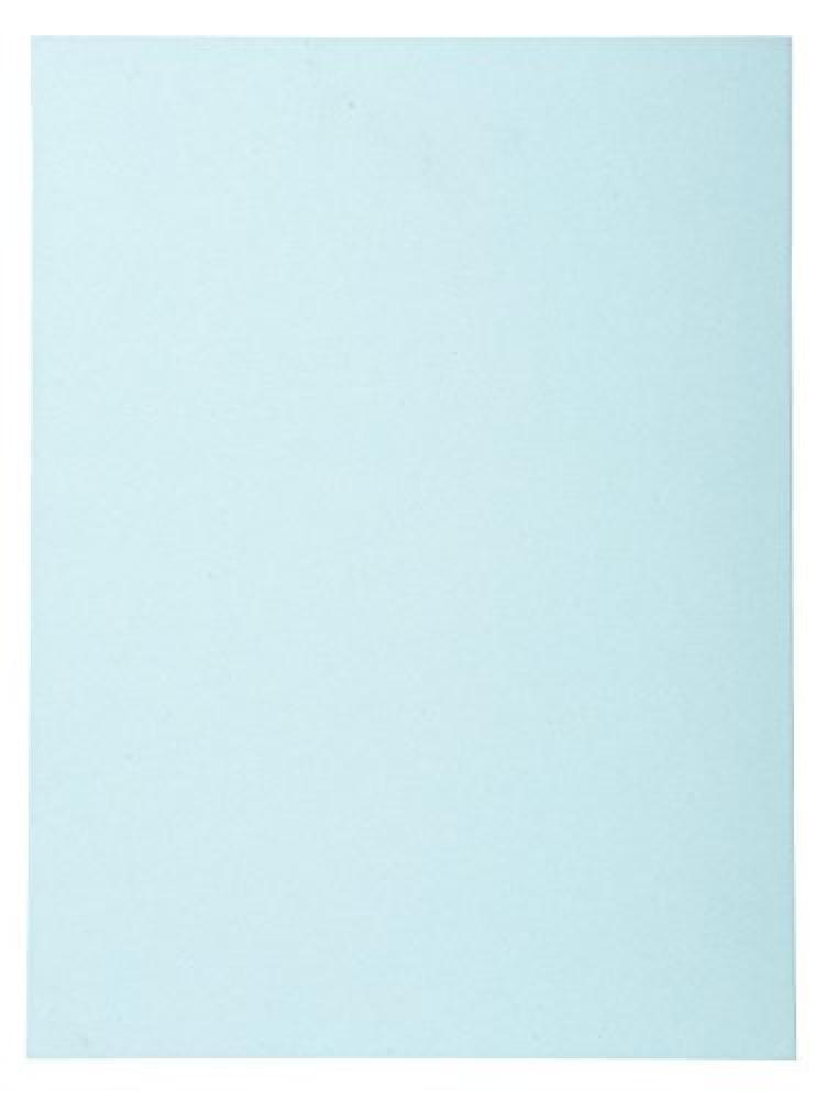 (TG. 24x32) Exacompta 420006E Cartelle Semplici, 24x32 cm, Blu Chiaro - NUOVO