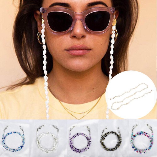 Chaîne Pour Lunettes De Soleil à Perles - Longueur 75 Cm - Style Collier Décoratif