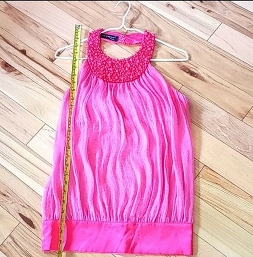NWOT Le. copain, beaded, open back blouse - 第 10/12 張圖片