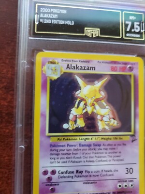 Alakazam Base Set 2 Holo Pokemon Card WOTC PSA BGS GMA 7.5 NM + | eBay