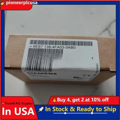 New Siemens ELECTRON MODULE F ET200S 6ES7138-4FA03-0AB0 6ES7 138-4FA03-0AB0