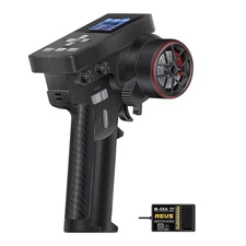 8-Channel 2.4GHz RC Transmitter and Receiver for 1/8 to 1/24 Crawler Cars