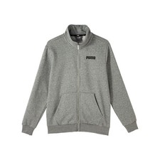 PUMA Solid Color Warm Fleece Zipper Jacket