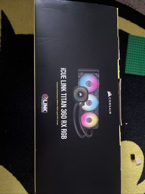 CORSAIR iCUE Link Titan 360 RX RGB Liquid CPU Coole Black  CW-9061018-WW