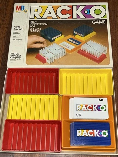 Milton Bradley Original 1980 Rack-O Card Game Vintage Complete. 4765 C