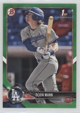 2018 Bowman Draft Green 27/99 Devin Mann #BD-15 0nr3